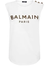 BALMAIN PARIS TANK TOP,11568930