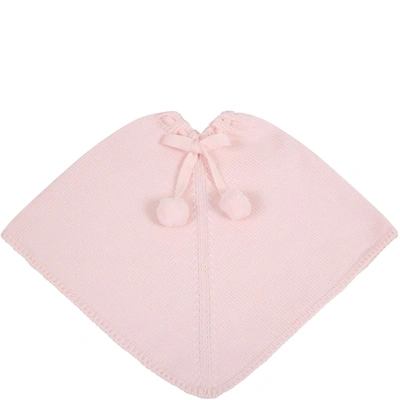 Little Bear Pink Cape For Babygirl