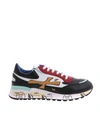 Premiata Django Sneakers In Black Leather In Black