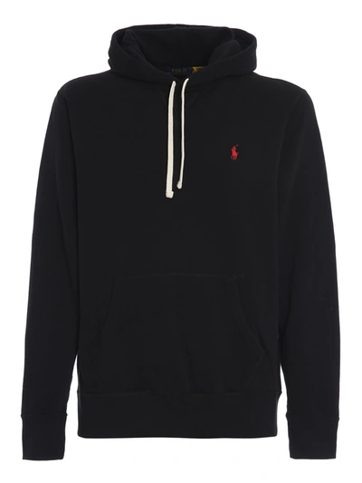 Polo Ralph Lauren Logo Embroidered Hoodie - 黑色 In Black