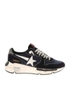 GOLDEN GOOSE RUNNING SOLE SNEAKERS IN SHADES OF BLUE