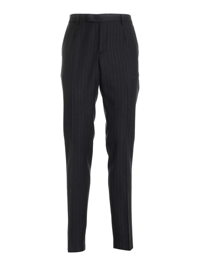 Golden Goose Milano Pants In Melange Anthracite Color In Grey