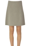 THEORY WOOL AND CASHMERE MINI SKIRT