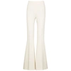 SAFIYAA IVORY FLARED-LEG TROUSERS,3922852