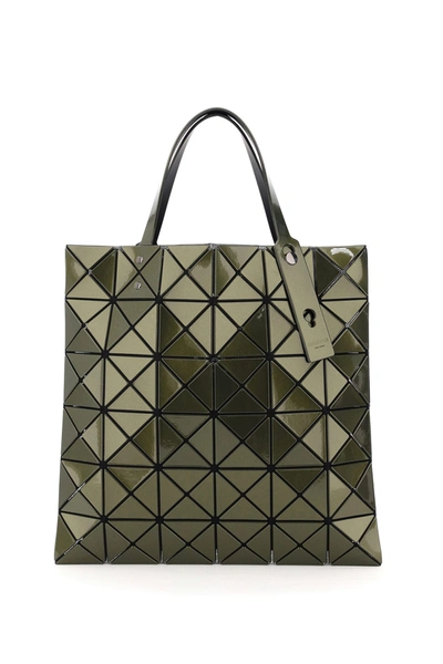 Bao Bao Issey Miyake Bi-texture Prism Bag In Army Green