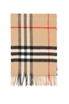 Burberry Vintage Check Cashmere Scarf In Archive Beige
