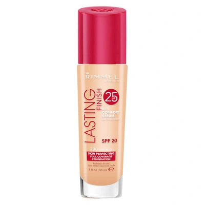 Rimmel Lasting Finish 25 Hour Foundation With Comfort Serum 30ml (various Shades) - Soft Beige