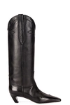 Khaite The Dallas 50mm Knee-high Boots In Black