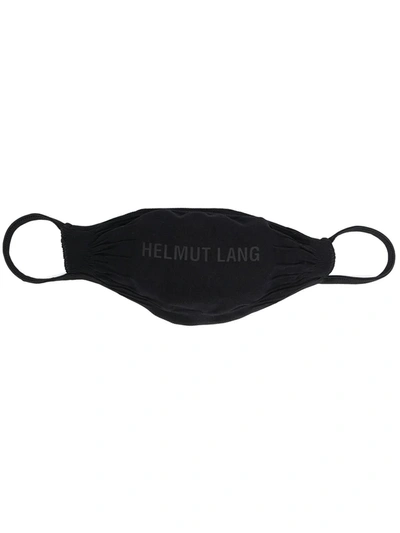 Helmut Lang Seamless Logo Face Mask In Black