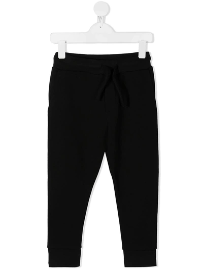 Dsquared2 Teen Logo-print Track Pants In Black