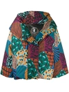 M MISSONI HOODED MULTI PRINT PUFFER JACKET