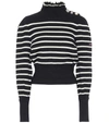 MARC JACOBS X ARMOR-LUX STRIPED VIRGIN WOOL SWEATER,P00484069