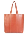 MANSUR GAVRIEL NORTH SOUTH LEATHER TOTE,0400013147925