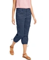 Style & Co Women's Cargo Capri Pants, Regular & Petite, Created For Macy's In New Uniform Blue