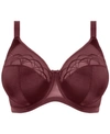 Elomi Charley Full Figure Underwire Convertible Plunge Bra In Raisin