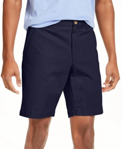 Club Room Men's Regular-fit 7" 4-way Stretch Shorts, Created For Macy's In Navy Blue