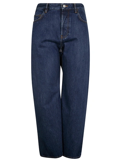 Balenciaga Wide-leg Denim Jeans In Daddy Wash