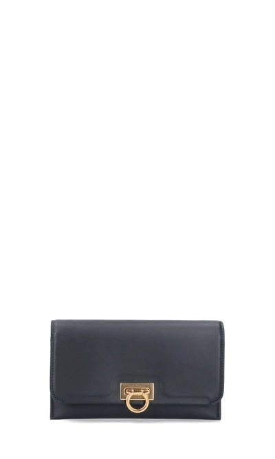 Ferragamo Clutch In Black