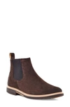 Ugg Baldvin Chelsea Boot In Stout Suede