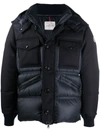 MONCLER CONTRAST PANEL PADDED JACKET