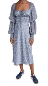 FREE PEOPLE AGLOW MIDI DRESS