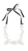 JW ANDERSON OVAL RESIN PEARL NECKLACE