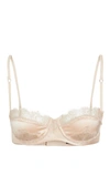 Kiki De Montparnasse Icon Lace Balconette Bra In Nude