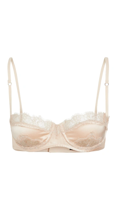 Kiki De Montparnasse Icon Lace Balconette Bra In Nude