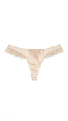 Kiki De Montparnasse Icon Lace Thong In Nude