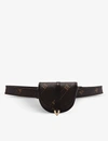 SANDRO MONOGRAM FAUX-LEATHER BELT BAG,R03631217