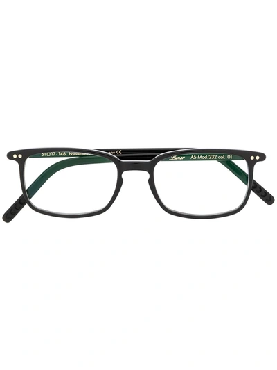 Lunor Rectangle-frame Glasses In Black