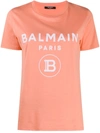 BALMAIN LOGO PRINTED T-SHIRT