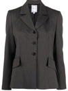 In The Mood For Love Fitted Blazer In Grey