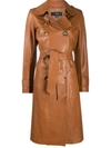 ARMA DOUBLE-BREASTED TRENCH COAT