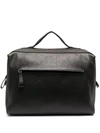 ORCIANI LOGO-LETTERING BOXY BRIEFCASE