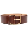 DOLCE & GABBANA OVAL BUCKLE BELT