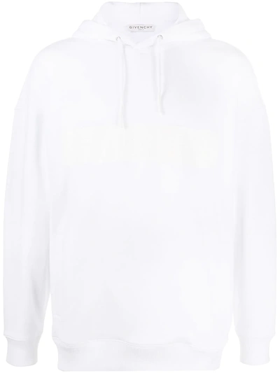 Givenchy Kapuzenpullover Mit Erhöhtem Logo In White