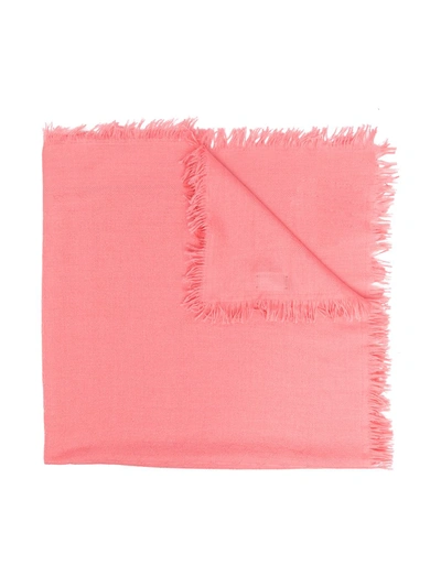 Gucci Kids' Fringed Scarf In Pink