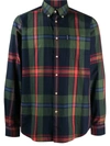 BARBOUR CHECK BUTTON-UP SHIRT