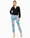 LILLY PULITZER WOMEN'S 29" KELLY KNIT PANT IN BLUE SIZE 16, ABSOLUTE PURRFECTION - LILLY PULITZER IN BLUE,007098