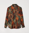VIVIENNE WESTWOOD Two Button Krall Shirt Flames Print