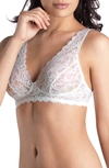 Hanro Luxury Moments Lace Unlined Underwire Bra In White