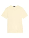 Theory Topstitching Jersey T-shirt In Drift