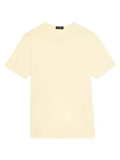 Theory Topstitching Jersey T-shirt In Drift