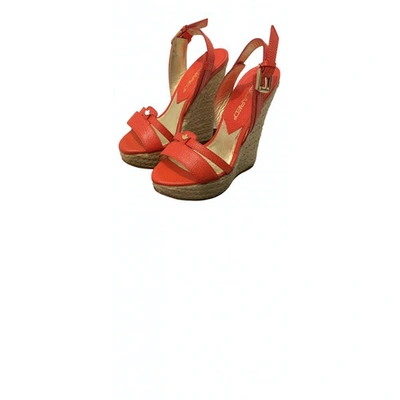 Pre-owned Dsquared2 Red Leather Sandals