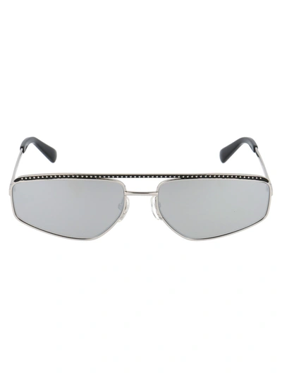 Moschino Mos053/s Sunglasses In 010t4 Palladium