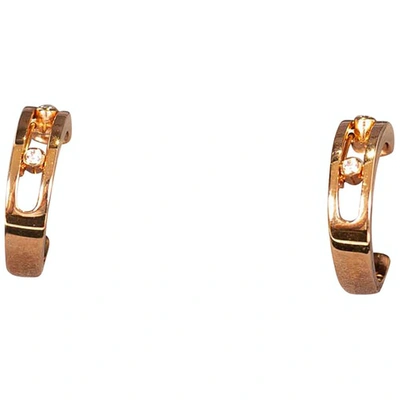 Pre-owned Messika Pink Gold Earrings