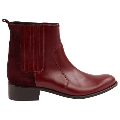 Pre-owned Roseanna Burgundy Leather Boots