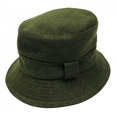 Pre-owned Barbour Green Wool Hat & Pull On Hat