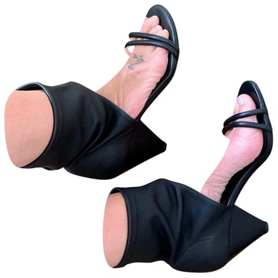 Pre-owned Isabel Marant Black Cloth Sandals